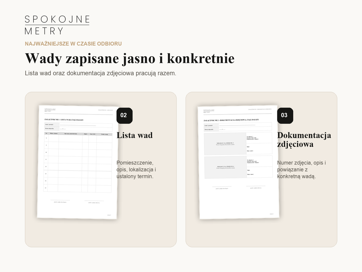 Protokół odbioru mieszkania – kompletny pakiet dokumentów